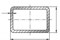 Труба профильная прямоугольная низколегированная 160х120х5